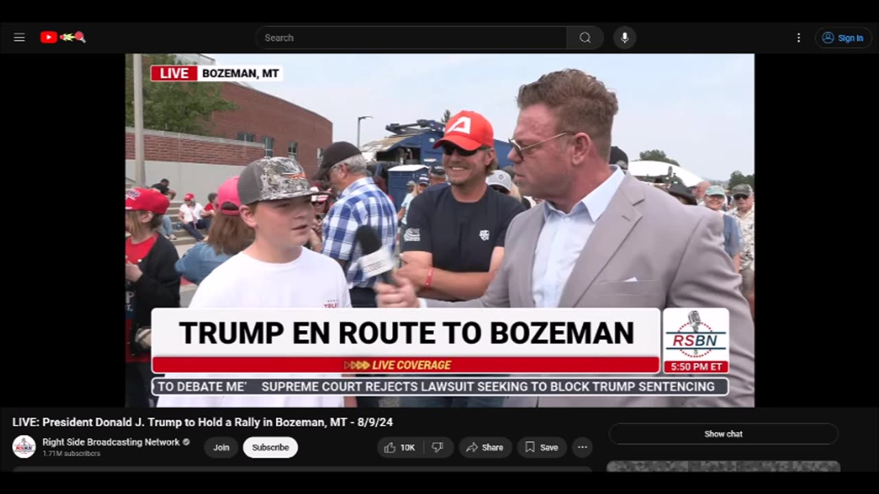 LIVE: President Donald J. Trump to Hold a Rally in Bozeman, MT - 8/9/24