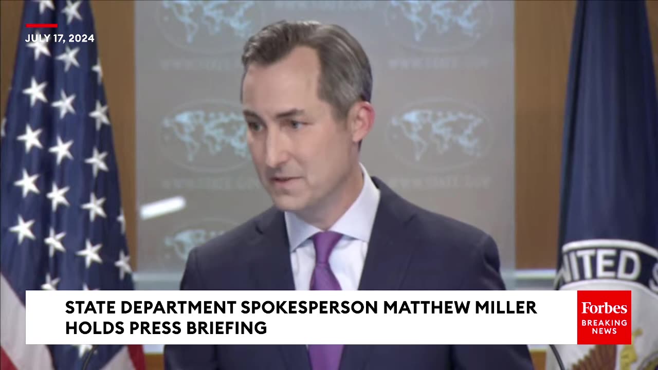 JUST IN- State Dept Holds Briefing After Placing Restrictions On Former IDF Sargent's Visa