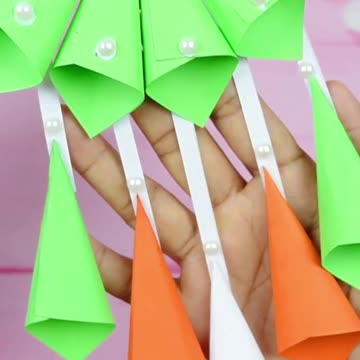 Beautiful Wall Hanging Making/ Handmade Paper Things For Home Decoration #shorts #reels