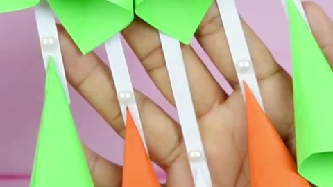 Beautiful Wall Hanging Making/ Handmade Paper Things For Home Decoration #shorts #reels