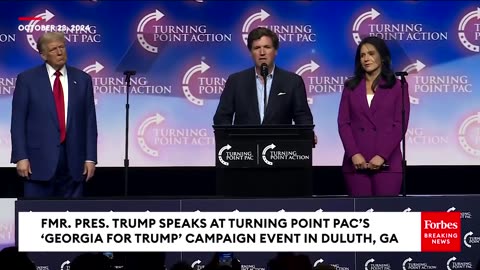 BREAKING: Trump, RFK Jr., Tulsi Gabbard & Tucker Carlson Unite at Explosive Georgia Rally