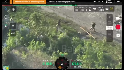 FPV Drones Attack Ukrainian Positions in Volchansk