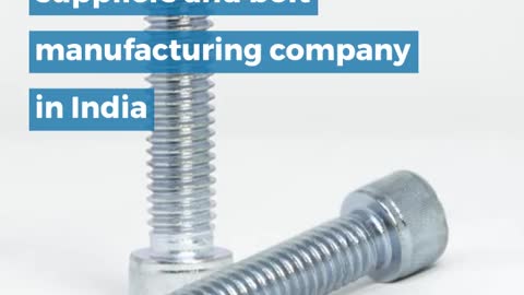 Best fasteners suppliers and bolt manufacturing company in India - Bhalla Auto Manufacturing Co.