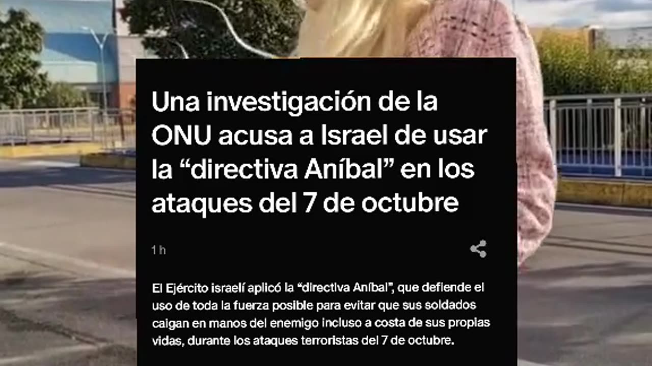 La #ONU acusa a #Israel de usar la “#directiva #Aníbal” en los ataques del 7 de octubre