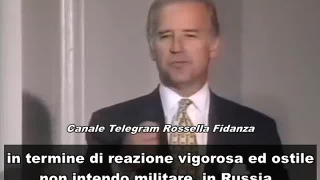 1997, Biden partecipa al Consiglio Atlantico, il tema è l'espansione della NATO.