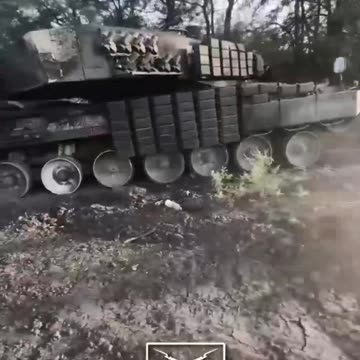 Zničený tank Leopard 2A4 u Rabotina