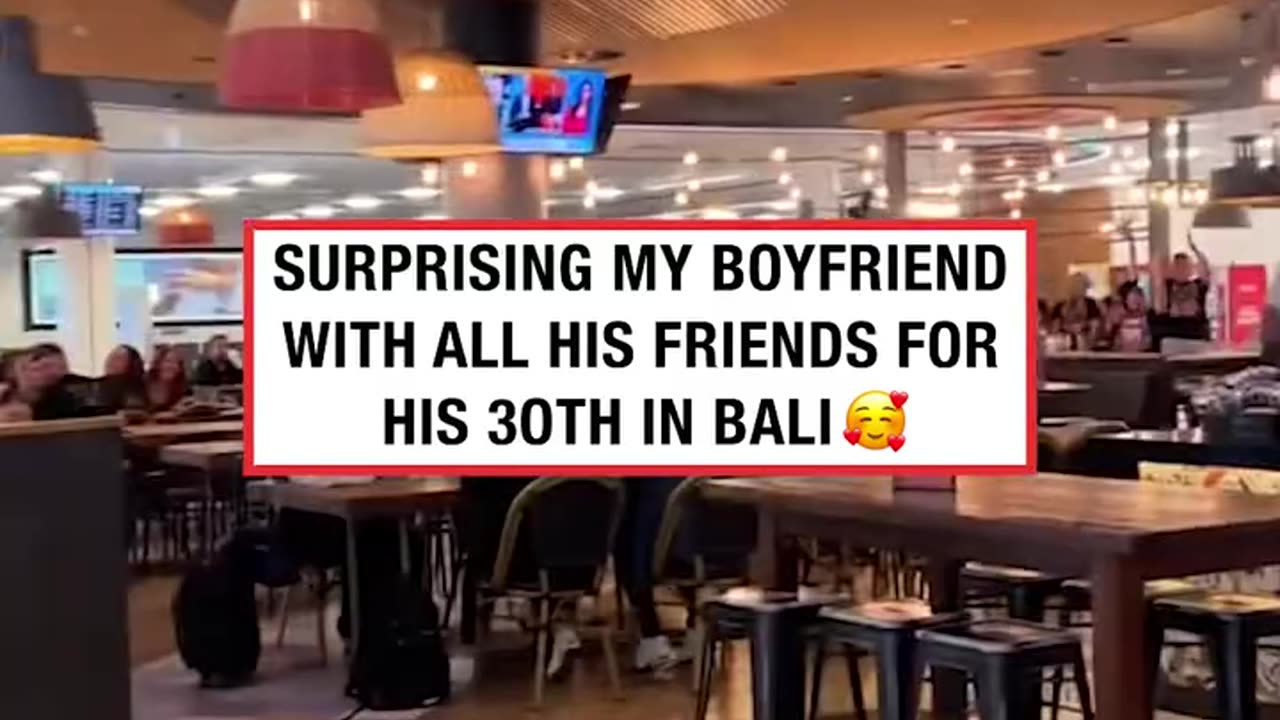 Surprising boyfriend with all our friends for 30th in Bali 🥹