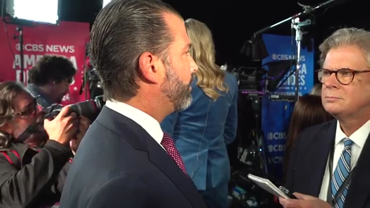 RAW VIDEO: @DonaldJTrumpJr Jr. raves about @JDVance at vice presidential debate.