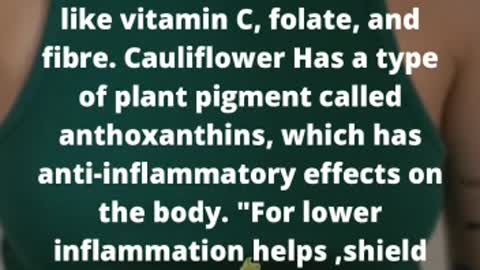 Cauliflower Benefits for our health