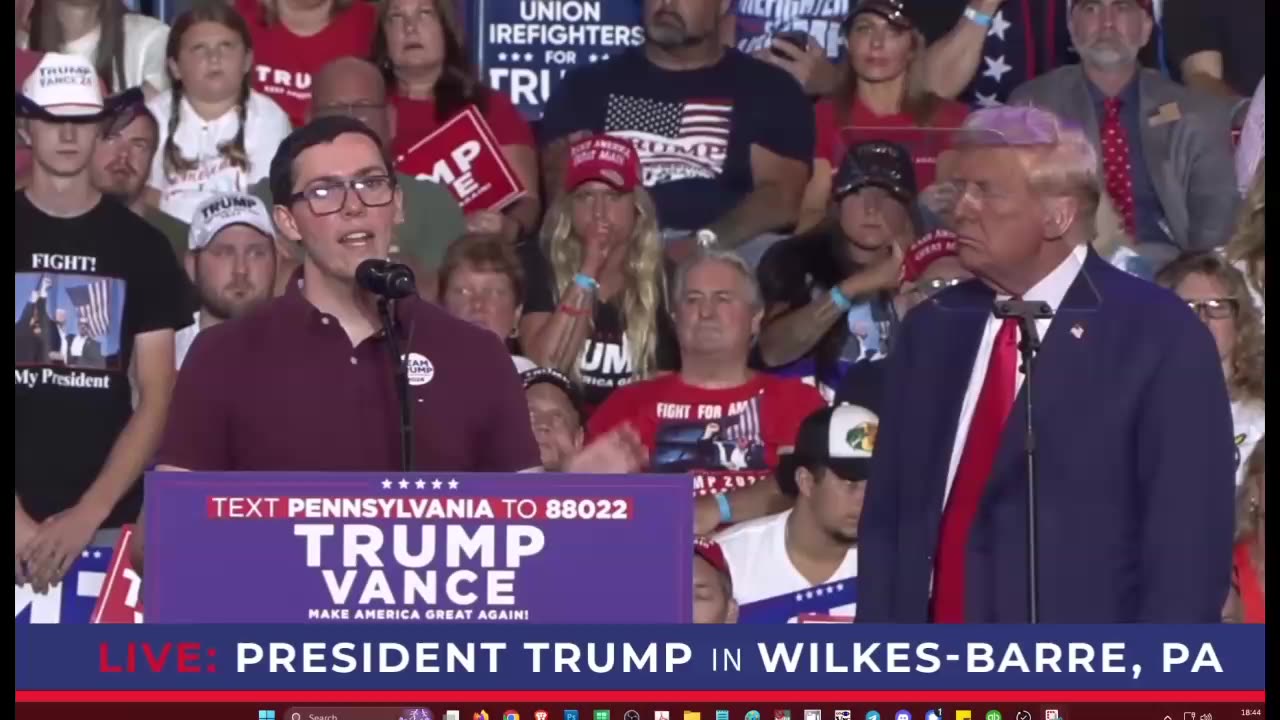 Daniel From Venezuela Speaks At Trump Rally, How Easy It Is To Slip Into Communist