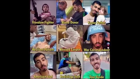 Palestinian Crisis Actors EXPOSED