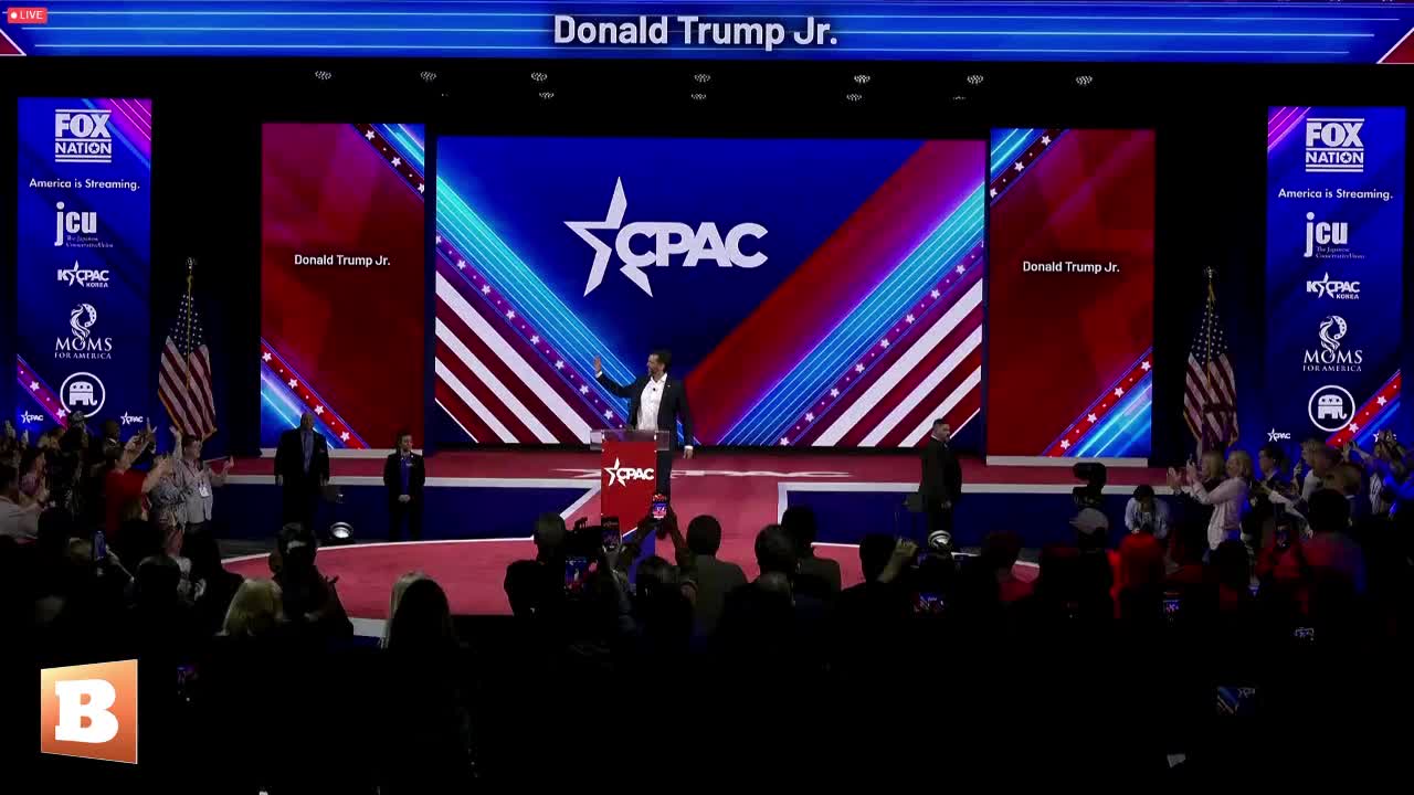 LIVE: Donald Trump Jr. is live at CPAC 2022…