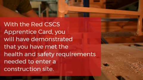 What is CSCS RED Card ?