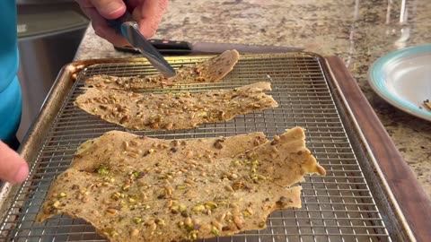 Super Addictive Pistachio Buckwheat Crackers! You Can't Eat Just One!