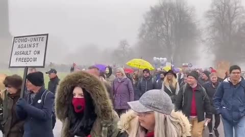 Strasbourg, France Vaccine passport protests Dec. 18, 2021