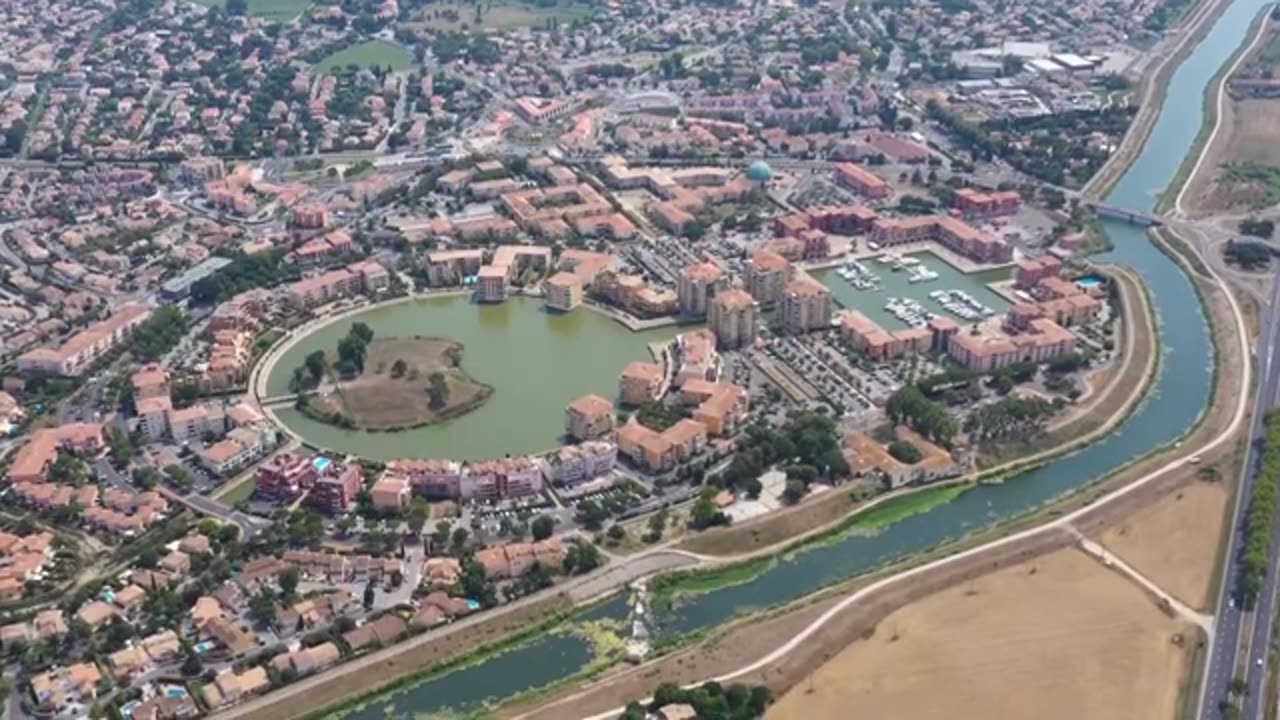 FLYING OVER FRANCE 4K UHD Wonderful Natural Landscape With Calming Music For Stress Relief