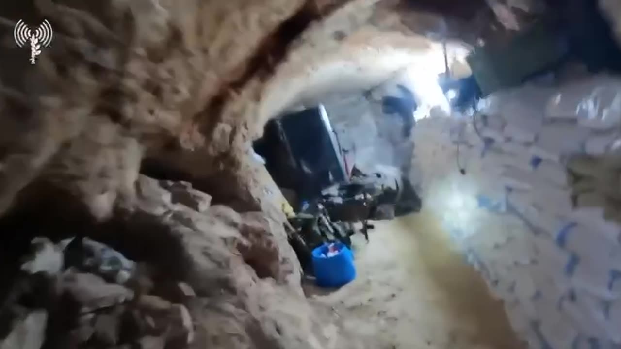 DISMANTLED: 250 meters of a terrorist tunnel in southern Lebanon.