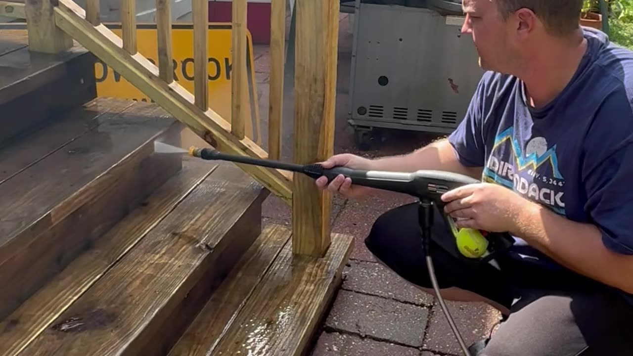 Power Washing Hack Using Tennis Ball