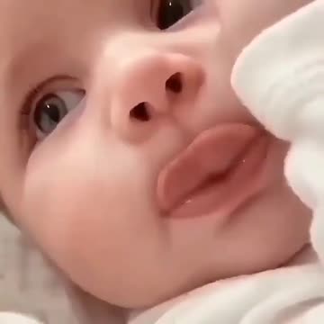 Overloaded cuteness of baby smile