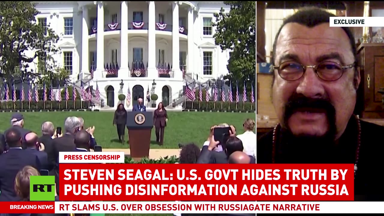 STEVEN seagal: white house fears being exposed for lying to its own citizens