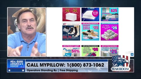 Go To mypillow.com/warroom For Your Exclusive WarRoom Special