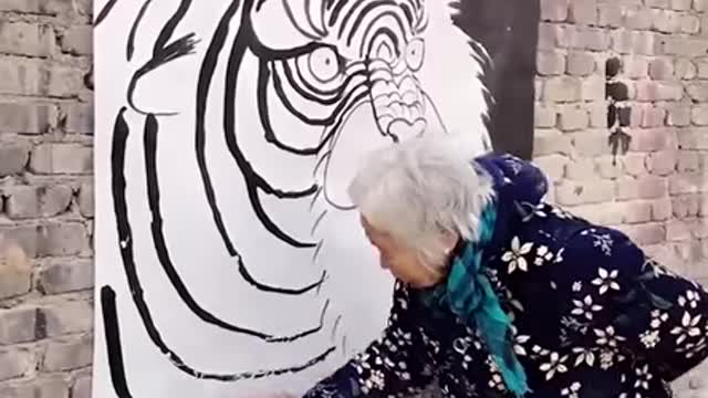 Her painting skills are extraordinary