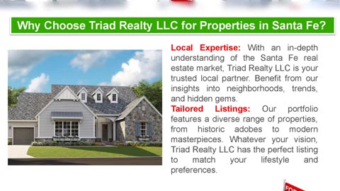 Disclose Your Dream Home in Santa Fe, NM with Triad Realty LLC