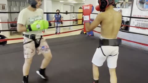 Just some sparring