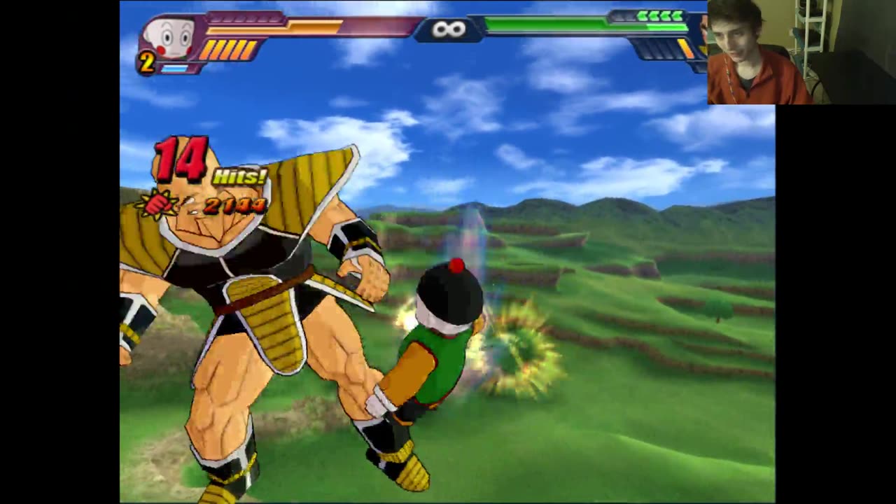 Dragon Ball Z Budokai Tenkaichi 3 Battle #85 With Live Commentary - Nappa VS Chiaotzu