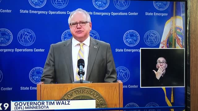 Gov Walz, the Soros candidate and commie. King Walzo