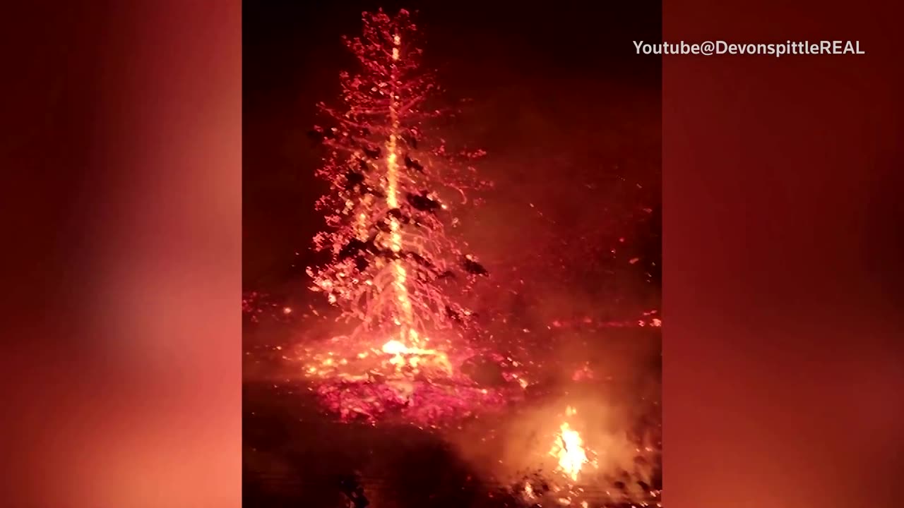 Smoke and flames rage as Canadian wildfires intensify
