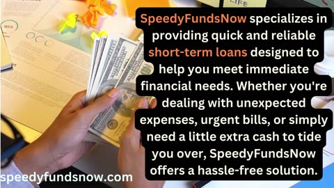 Get Fast Cash with Short-Term Loans from Speedy Funds Now!