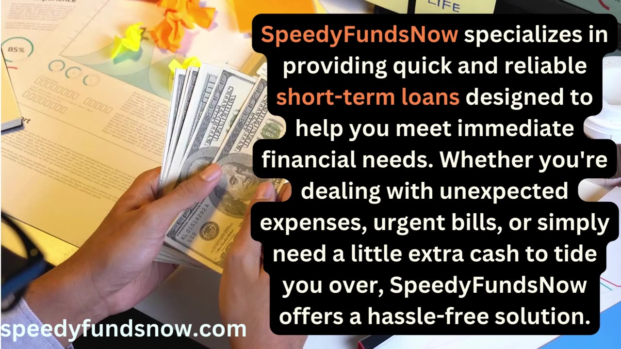 Get Fast Cash with Short-Term Loans from Speedy Funds Now!