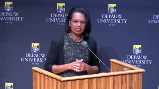 October 8, 2019 - Condoleezza Rice at DePauw University (Montage)