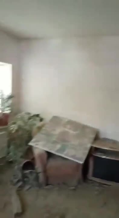 Houses are bombed in Kharkiv