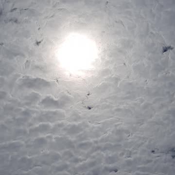 Created material in the atmosphere, fake "clouds"