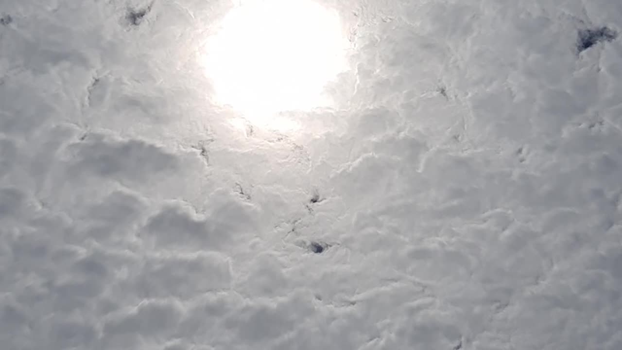 Created material in the atmosphere, fake "clouds"