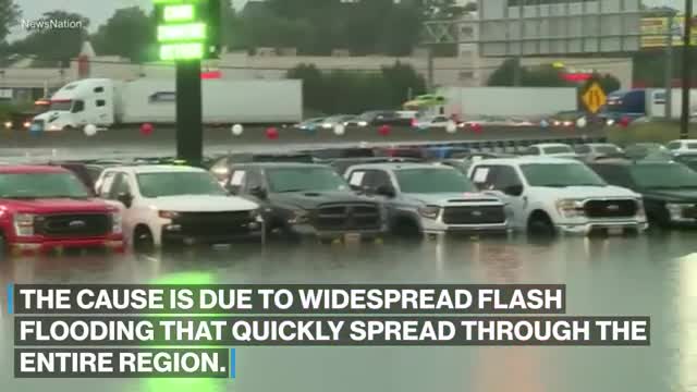 Record rainfall causes flooding in St. Louis l ABC News