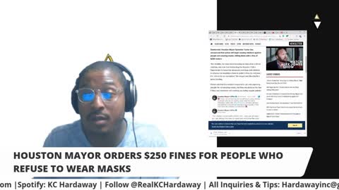 Houston Mayor Orders $250 Fines For People Who Refuse To Wear Masks