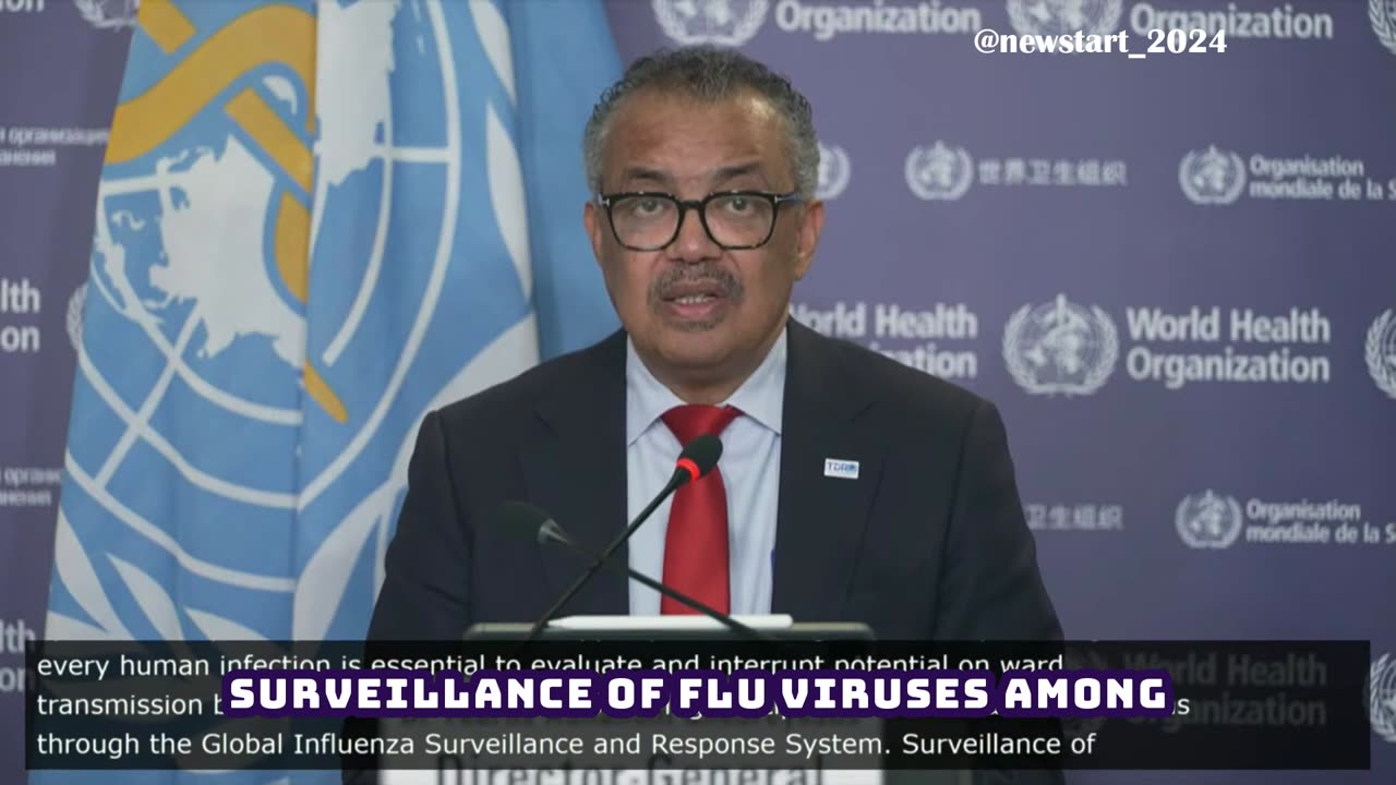 Dr. Tedros recommends testing for bird flu