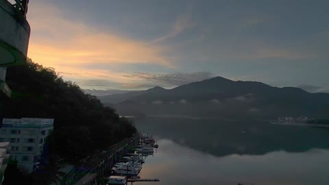 Morning view of Sunmoon lake