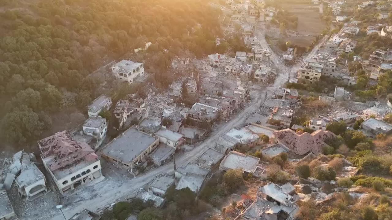 Flattening Hezbollah towns 3.