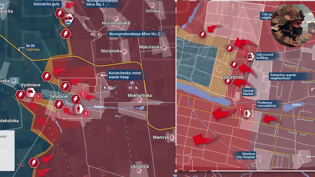 Ukrainian Forces In Total Retreat in Donetsk Region Selydovo is Lost
