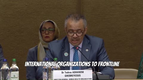 WHO chief dr. Tedros urges health community to work on solving climate change