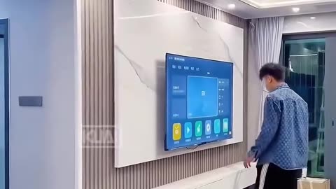 "Epic idea for a sleek TV wall setup! 🎬📺✨"