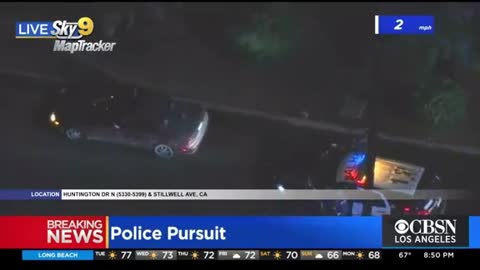 Police Pursuit in Alhambra, Los Angeles