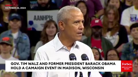 Barack Obama Flames Donald Trump At Rally: 'He's Standing There And He's Swaying...'