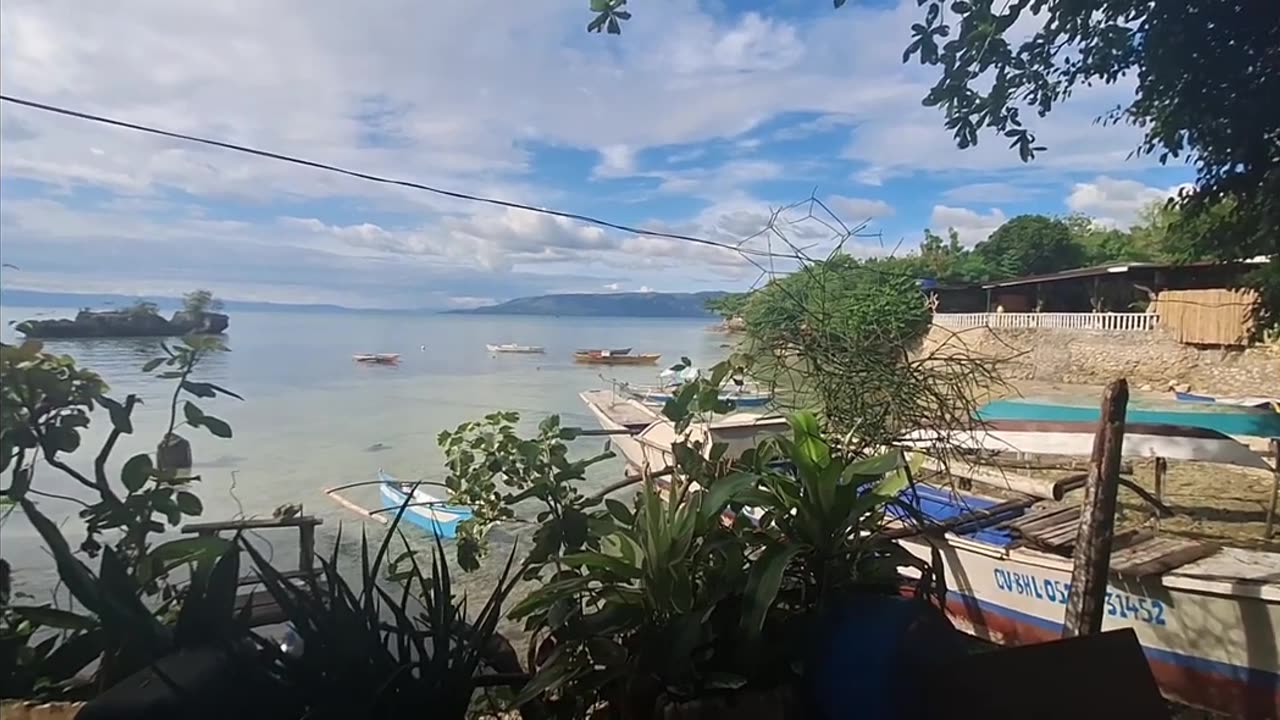 Videographer got angry when I drank a shot of Rhum on a nice little beach ,Bohol, Philippines