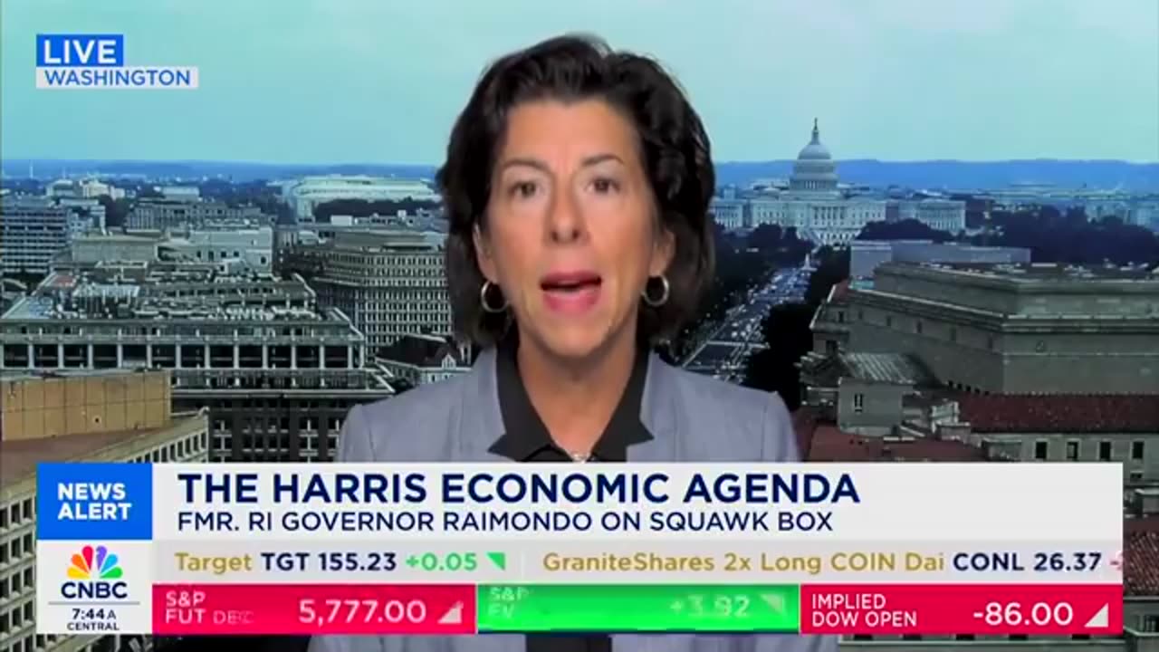 CNBC Host TORCHES Harris Surrogate for Lying about Trump Economy