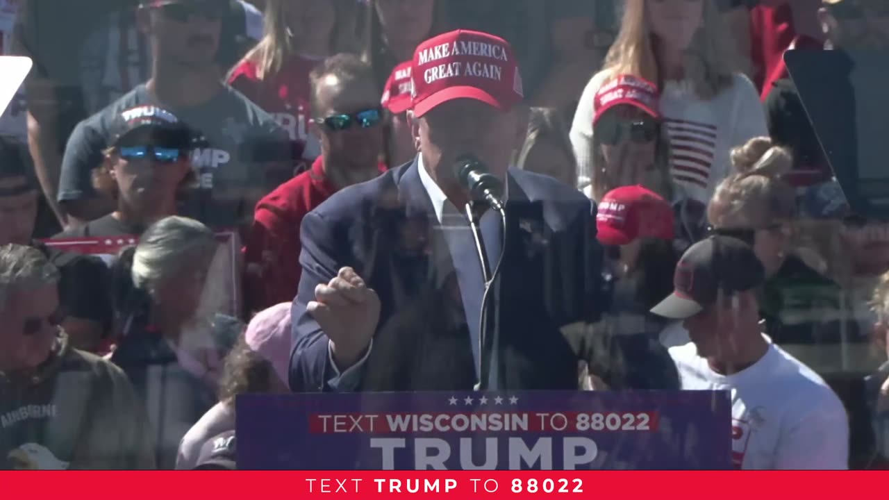 LIVE: President Trump in Mosinee, Wisconsin on 9/7/2024